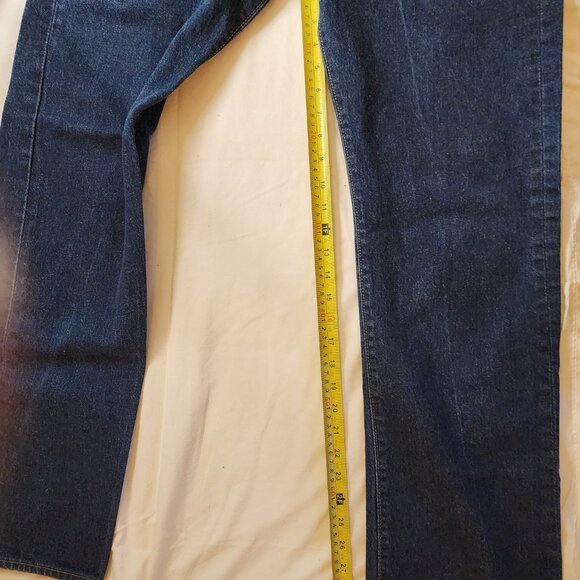 Levi’s 501 Button-Fly Jeans 34x34 Dark Wash Classic Straight Fit - Picture 11 of 16